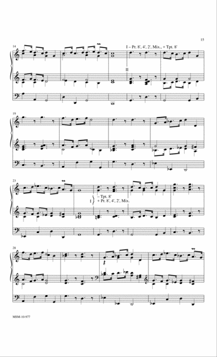 Trumpet Tunes for Organ Trumpet Tunes for Organ Trumpet Solo scores gallery preview page 12