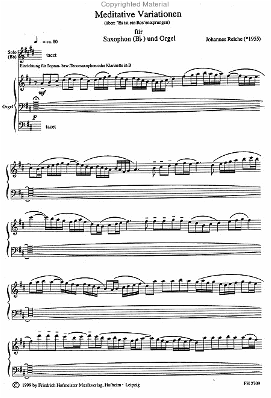 Meditative Variationen über 