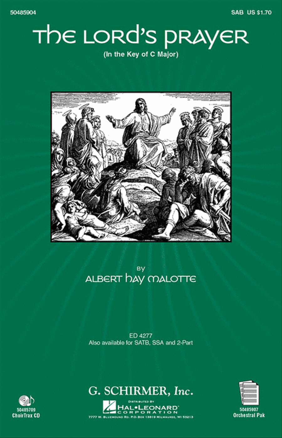 The Lord's Prayer 3-Part scores gallery preview page 1