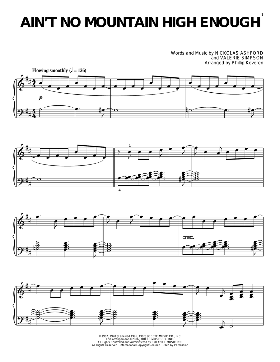 Ain't No Mountain High Enough (arr. Phillip Keveren)
