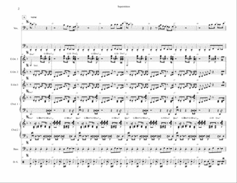 Superstition Large Ensemble scores gallery preview page 2