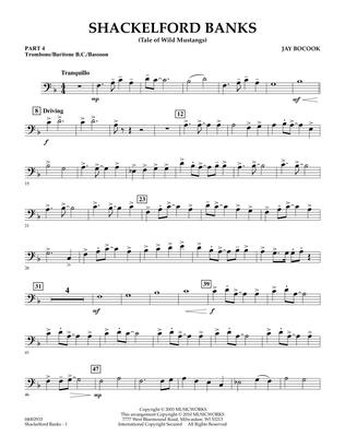 Shackelford Banks (Tale of Wild Mustangs) - Pt.4 - Trombone/Bar. B.C./Bsn.