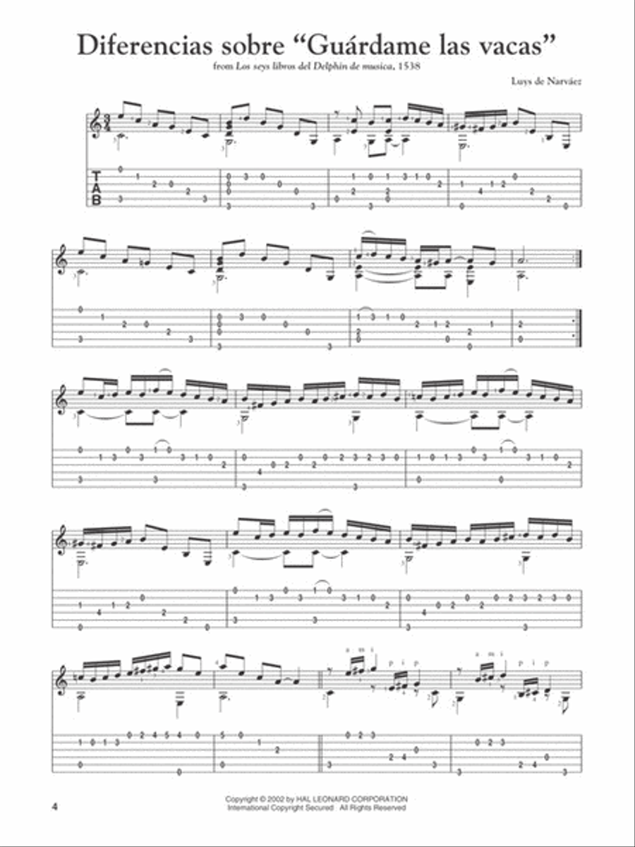 Masterworks for Guitar Acoustic Guitar scores gallery preview page 4