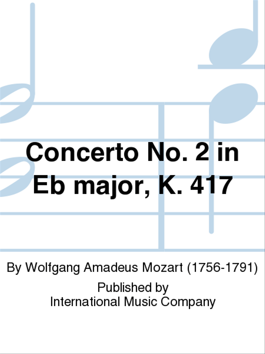 Concerto No. 2 In Eb Major, K. 417 Horn Solo scores gallery preview page 1