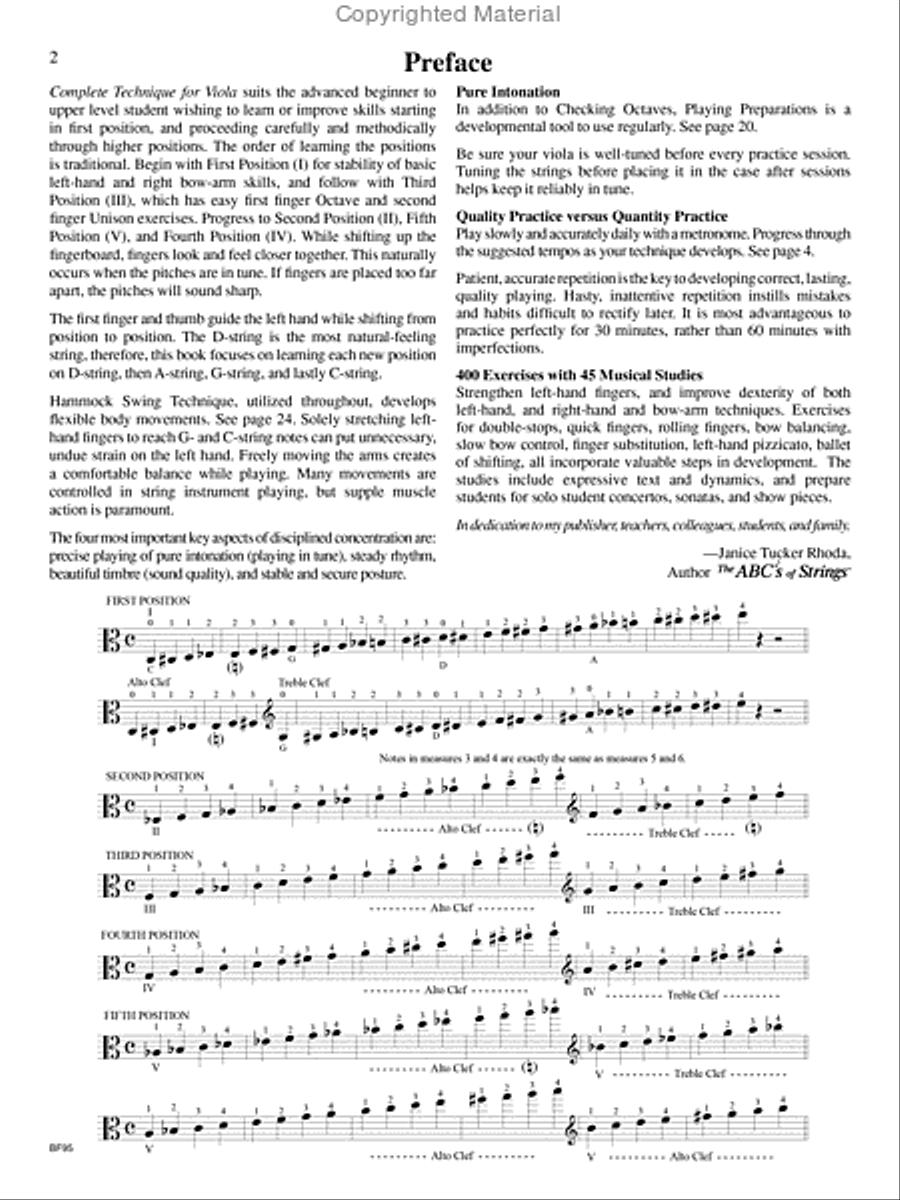 Complete Technique for Viola Viola scores gallery preview page 2