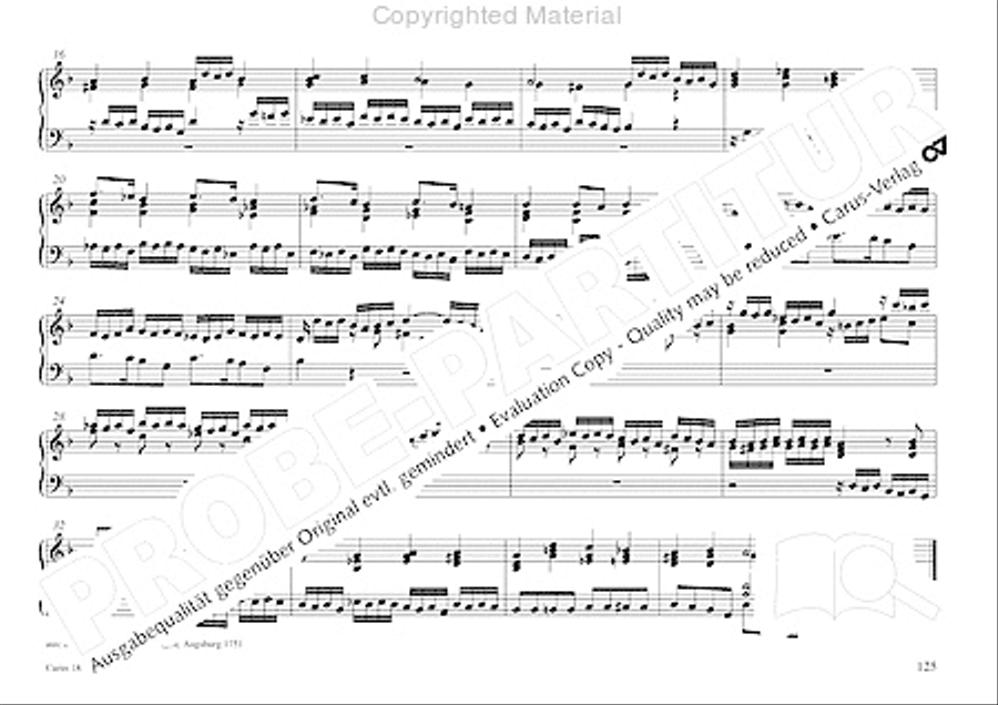 Organo pleno. Orgelstucke zum Ein- und Auszug Organ Solo scores gallery preview page 133