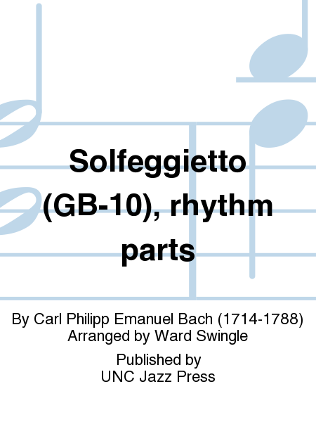 Solfeggietto (GB-10), rhythm parts