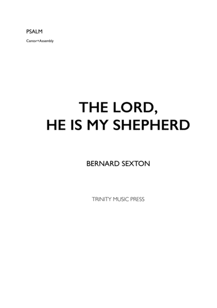The Lord, He is My Shepherd - Psalm 23 image number null