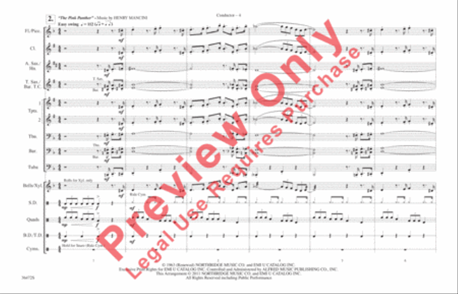 Cartoon Capers Marching Band scores gallery preview page 5