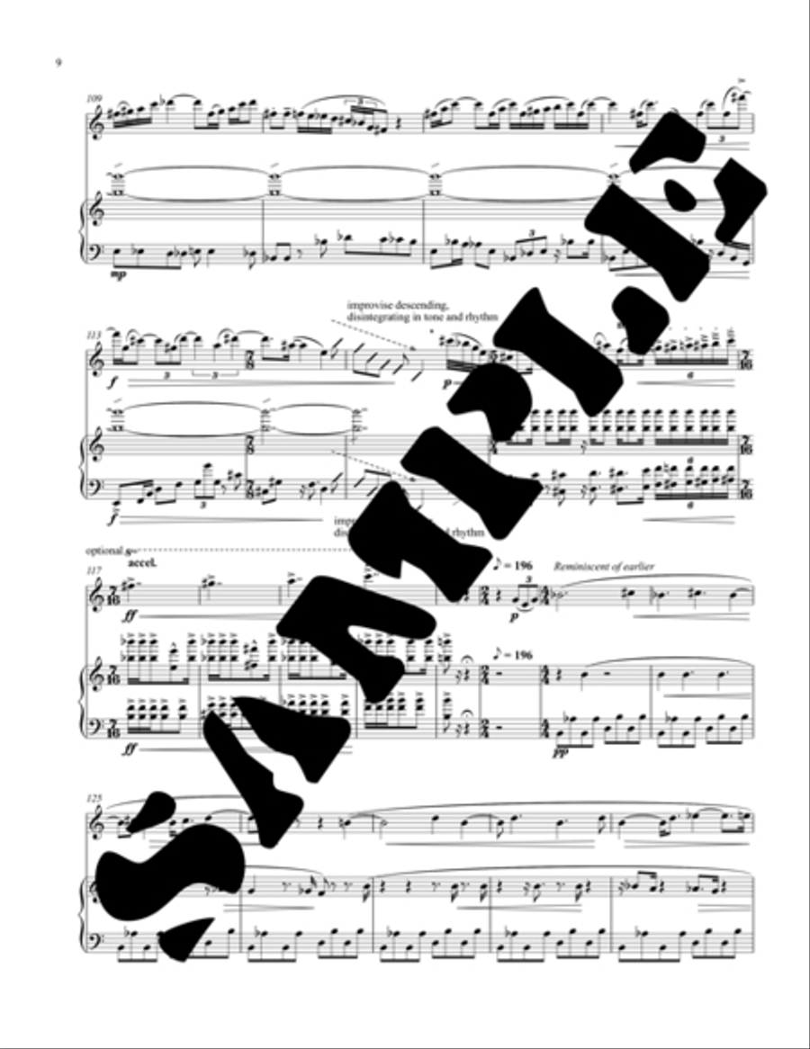 Sen[nigh]t Sonata Soprano Saxophone scores gallery preview page 2