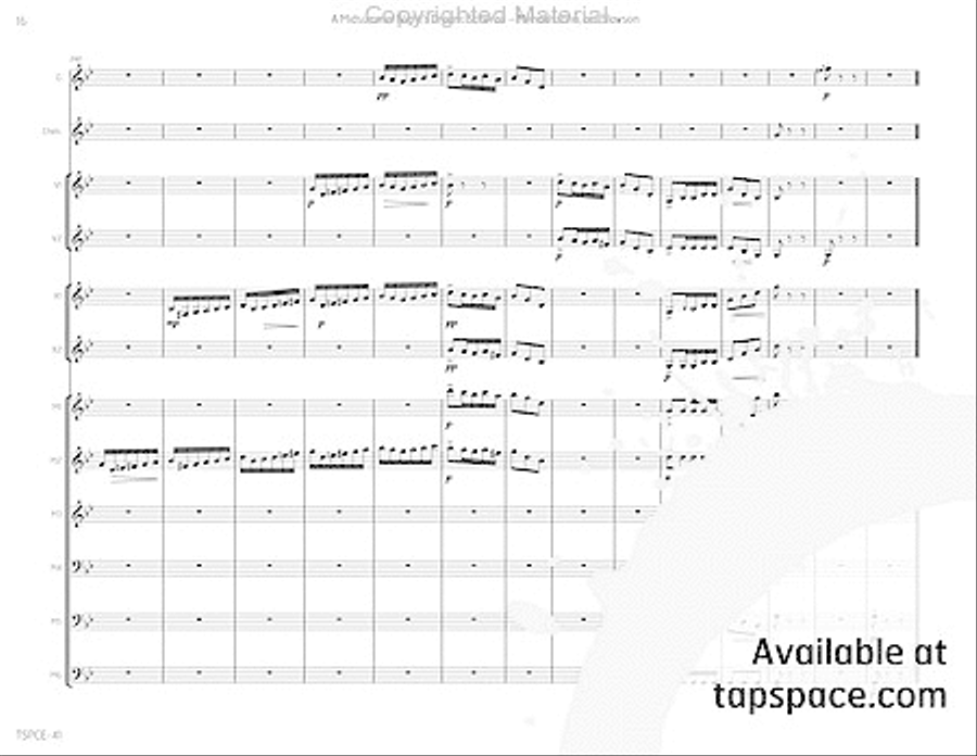 Midsummer Night's Dream, A: Scherzo Percussion Ensemble scores gallery preview page 21