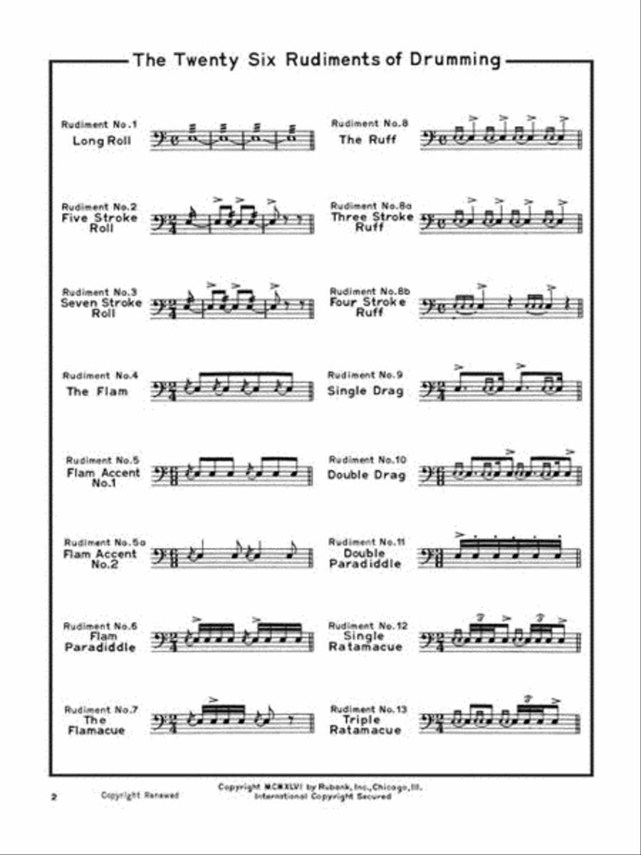 Reviewing The Rudiments Snare Drum scores gallery preview page 3