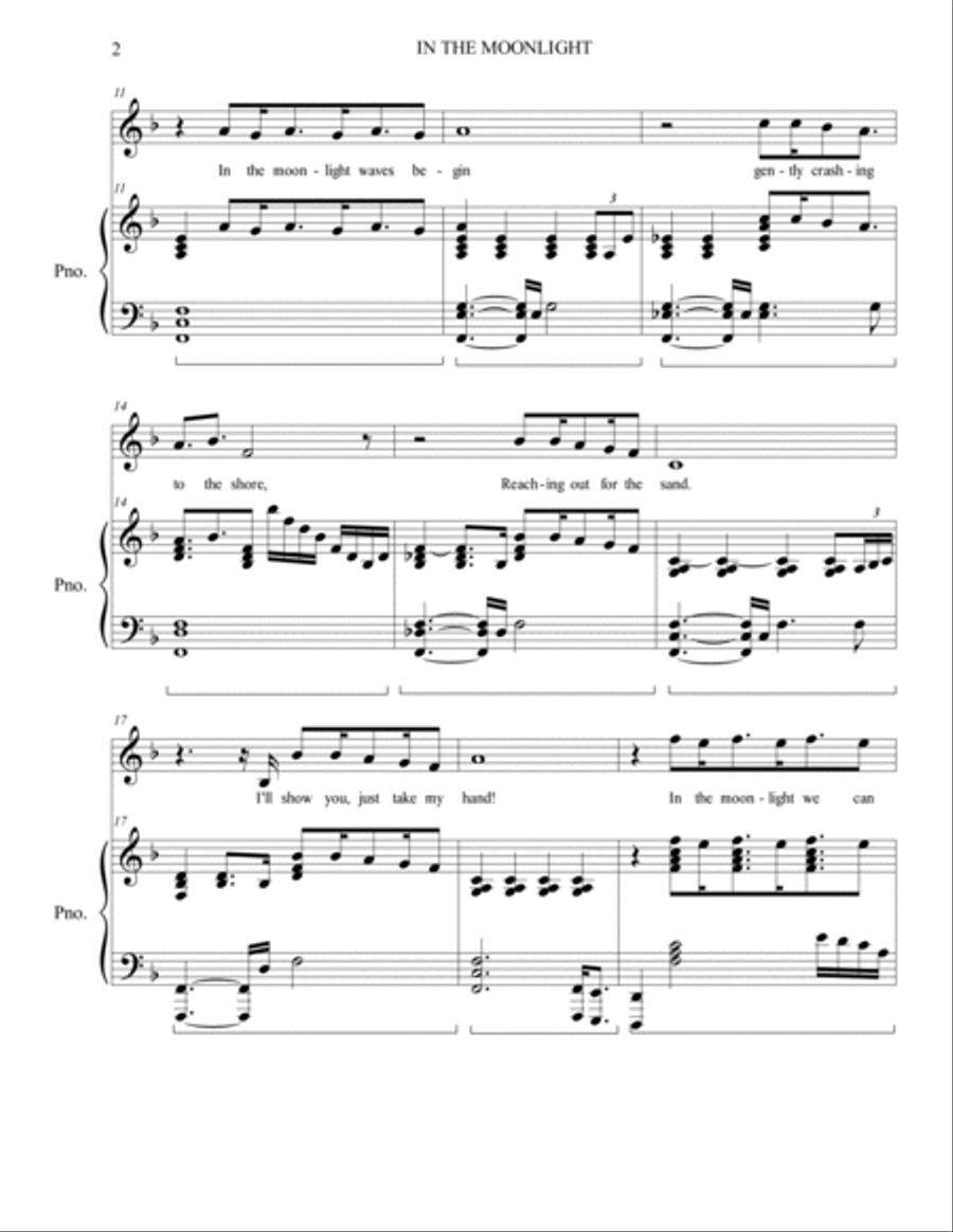 In The Moonlight Voice scores gallery preview page 2