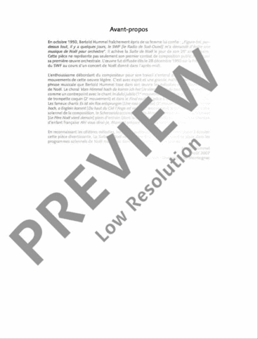 Christmas Suite Christmas Suite Chamber Orchestra scores gallery preview page 4