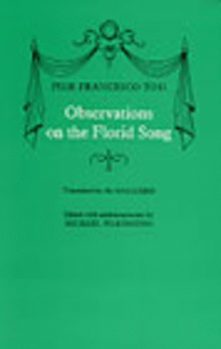 Observations on the Florid Song. Paperback