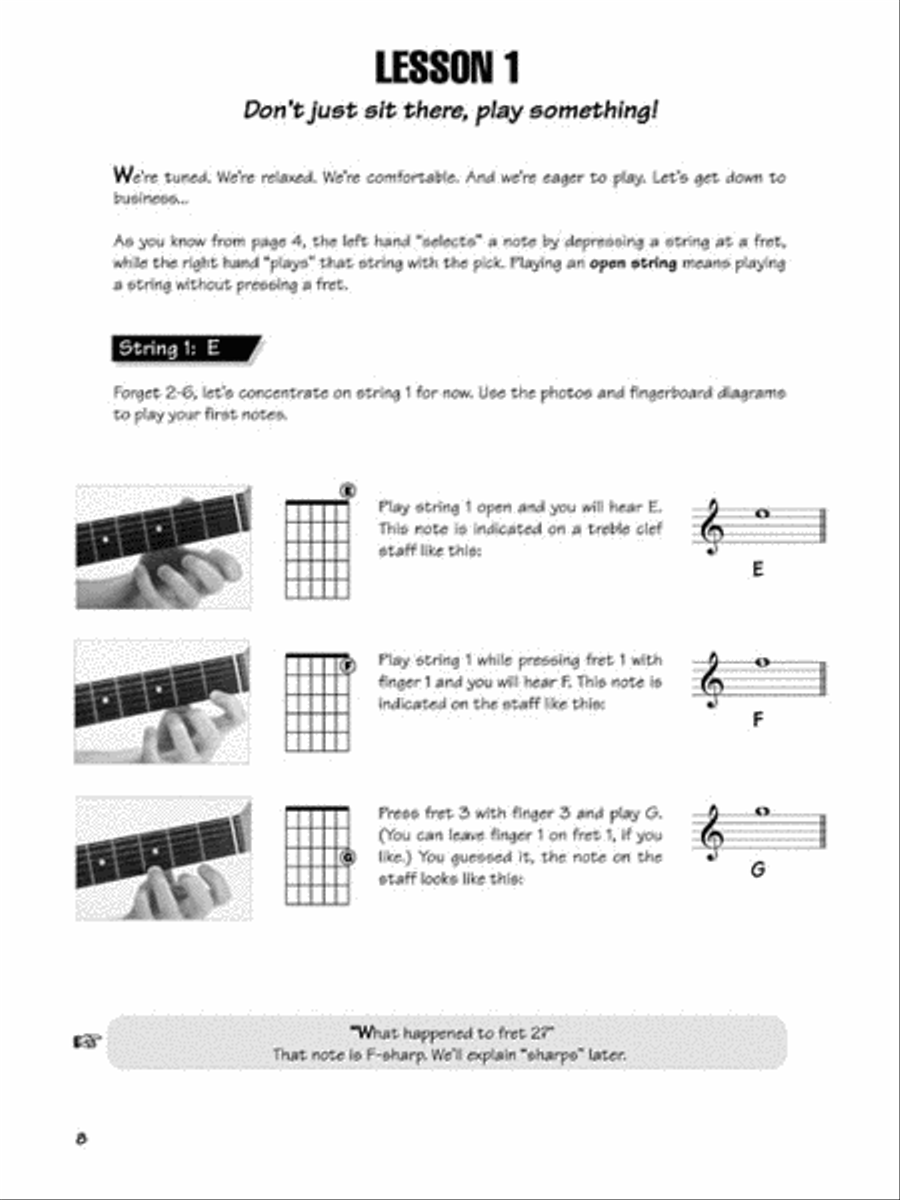 FastTrack Guitar Method – Book 1 Guitar Tablature scores gallery preview page 3