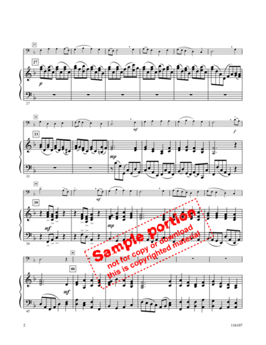 O Come, O Come Emmanuel Bassoon Solo scores gallery preview page 3