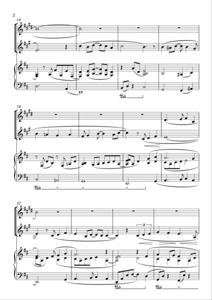 A Whole New World (from 'Aladdin') Brass Duet scores gallery preview page 2