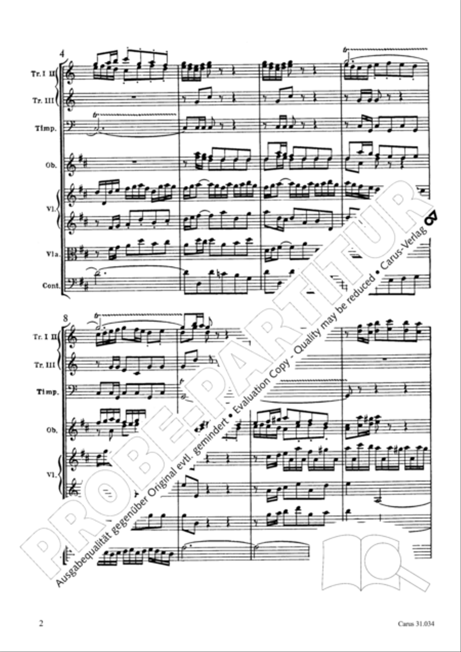 O fire everlasting (O ewiges Feuer, o Ursprung der Liebe) ATB scores gallery preview page 17