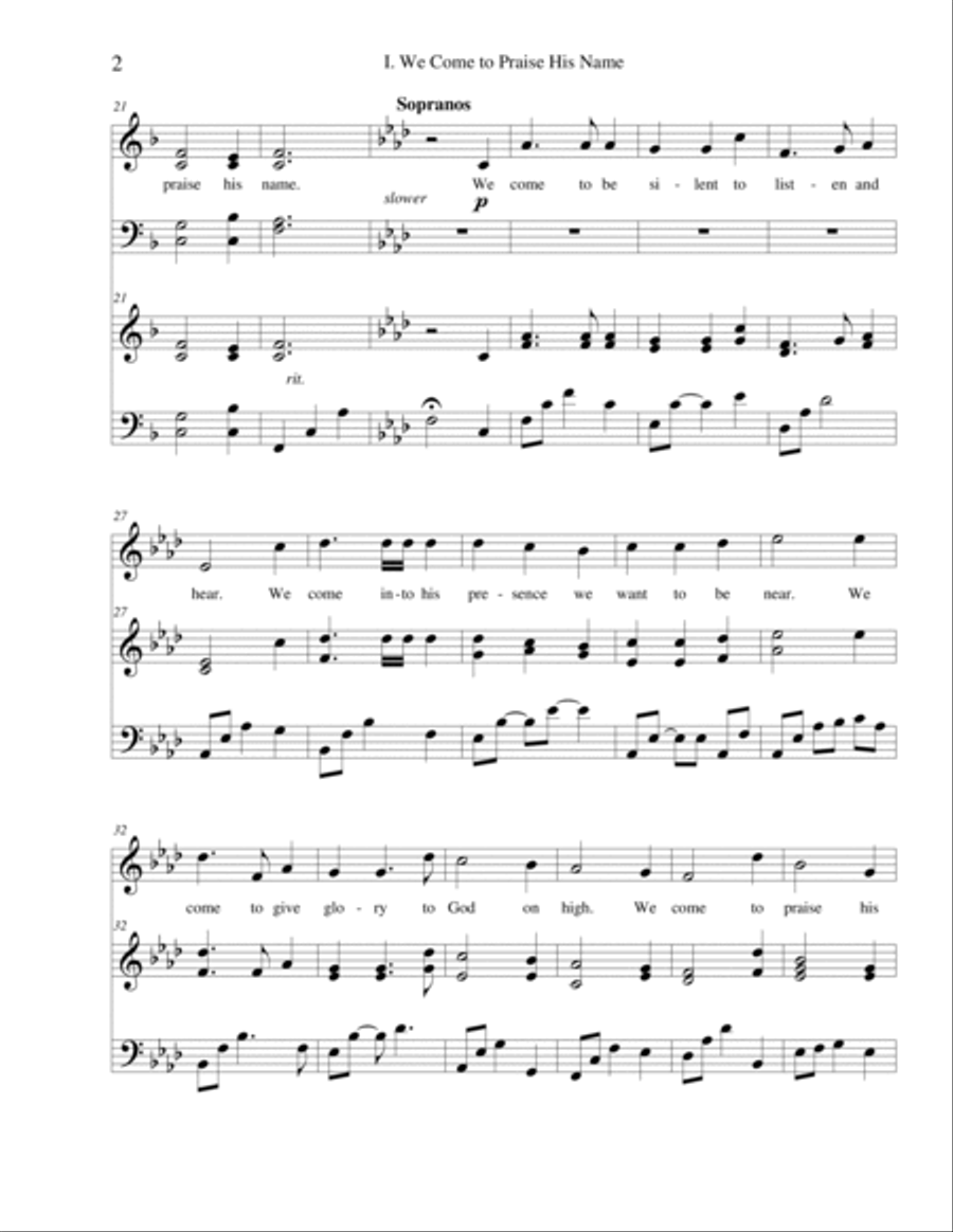By His Grace 4-Part scores gallery preview page 2