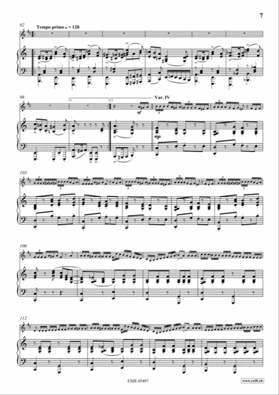 The Carnival Of Venice Bass Clarinet scores gallery preview page 8