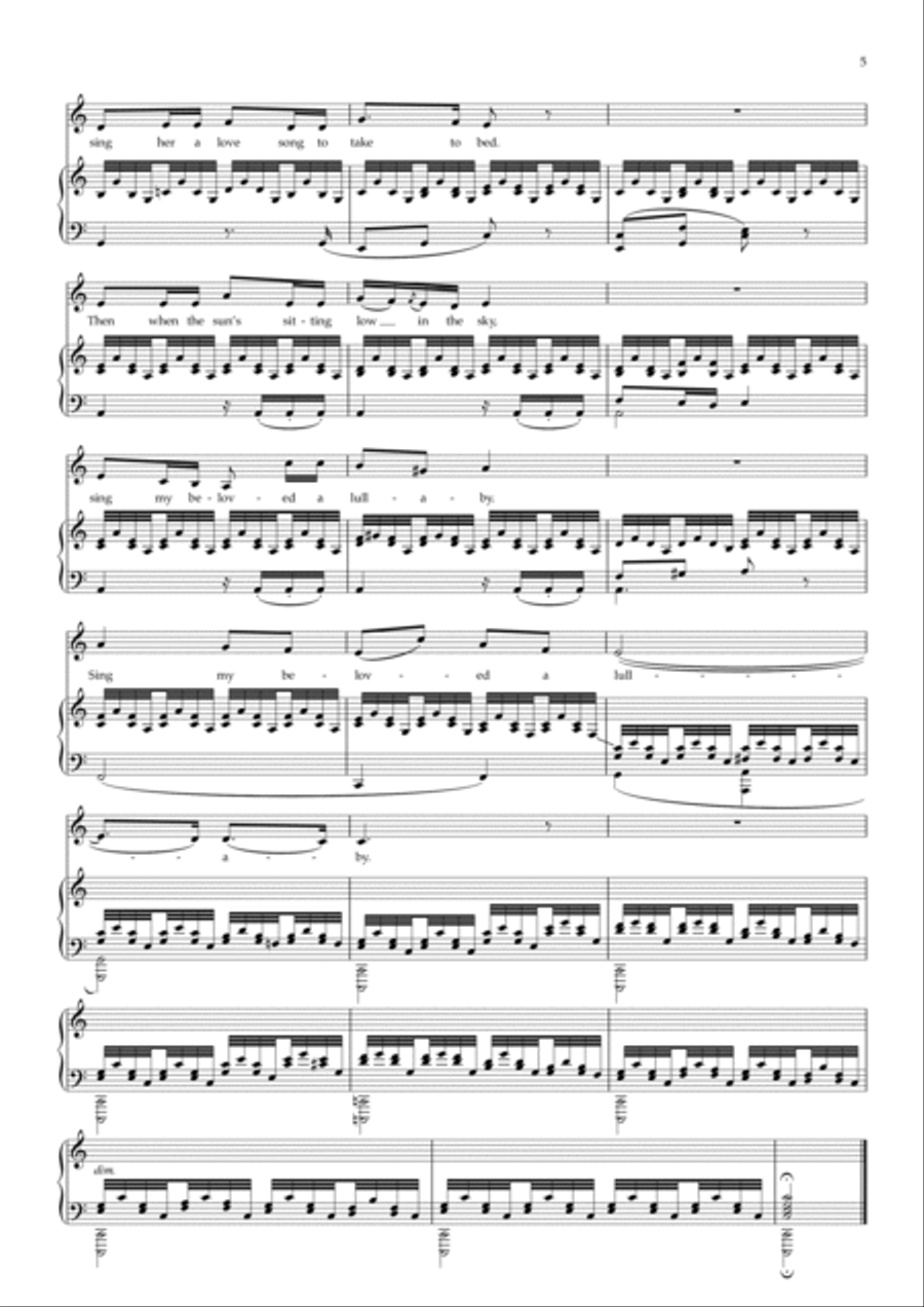 Schubert Schwanengesang (Swan Song) translated J. Sams (low voice) Low Voice scores gallery preview page 6