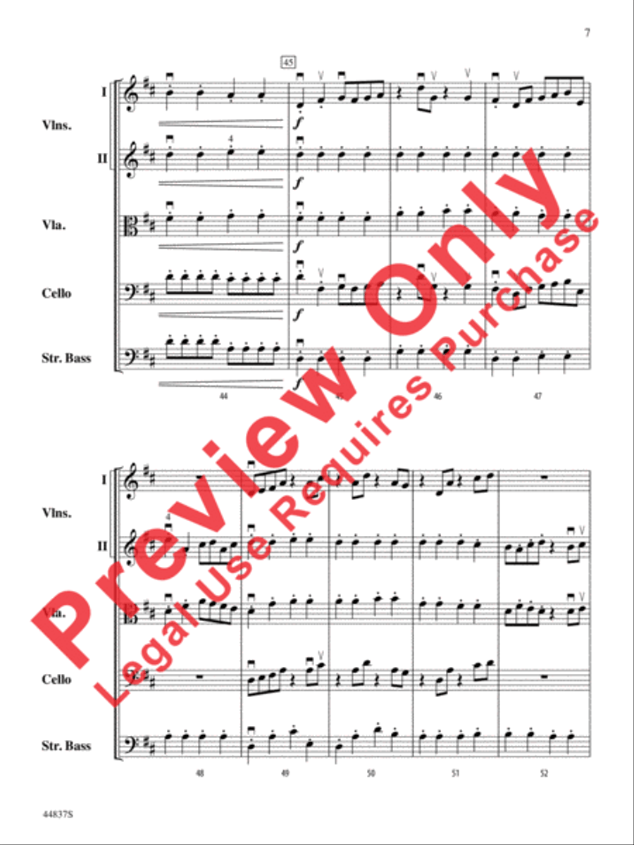 A Spark of Courage A Spark of Courage String Orchestra scores gallery preview page 16