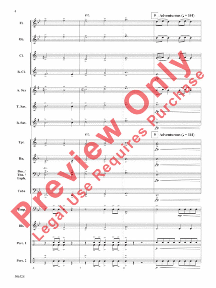 Guardians Concert Band scores gallery preview page 5
