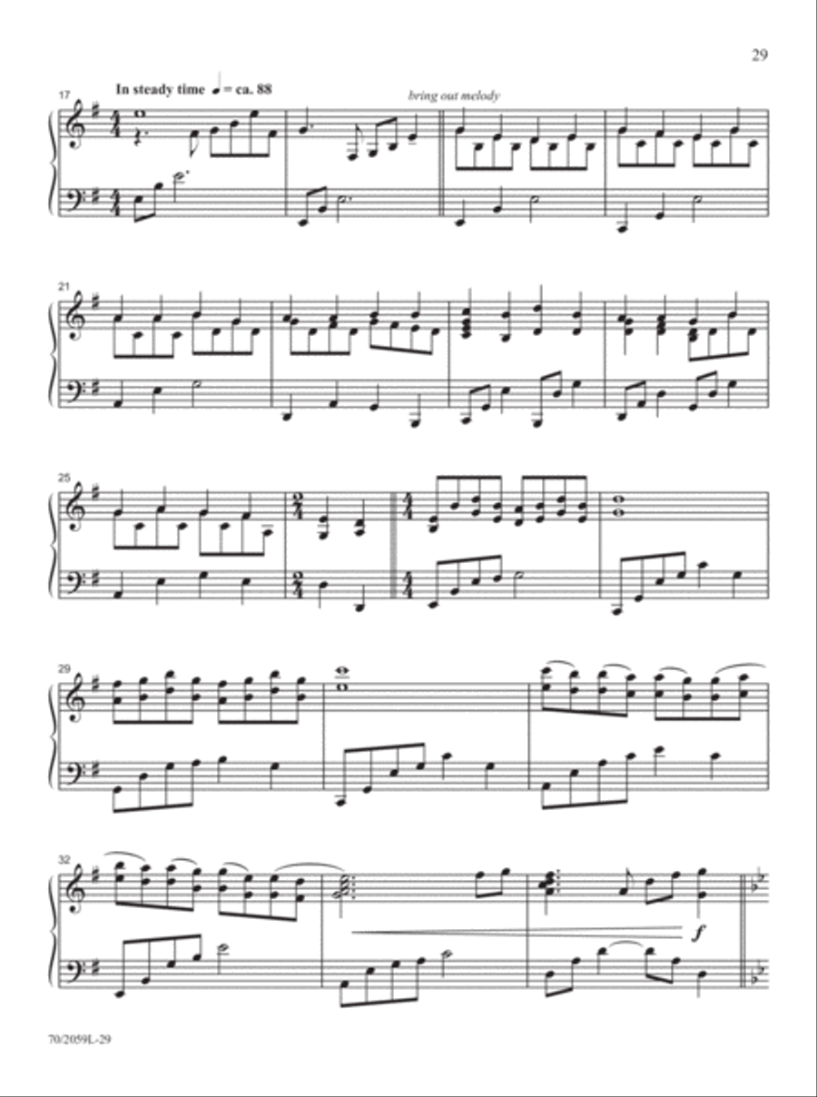 The Church Pianist's Library, Vol. 21 Piano Solo scores gallery preview page 17