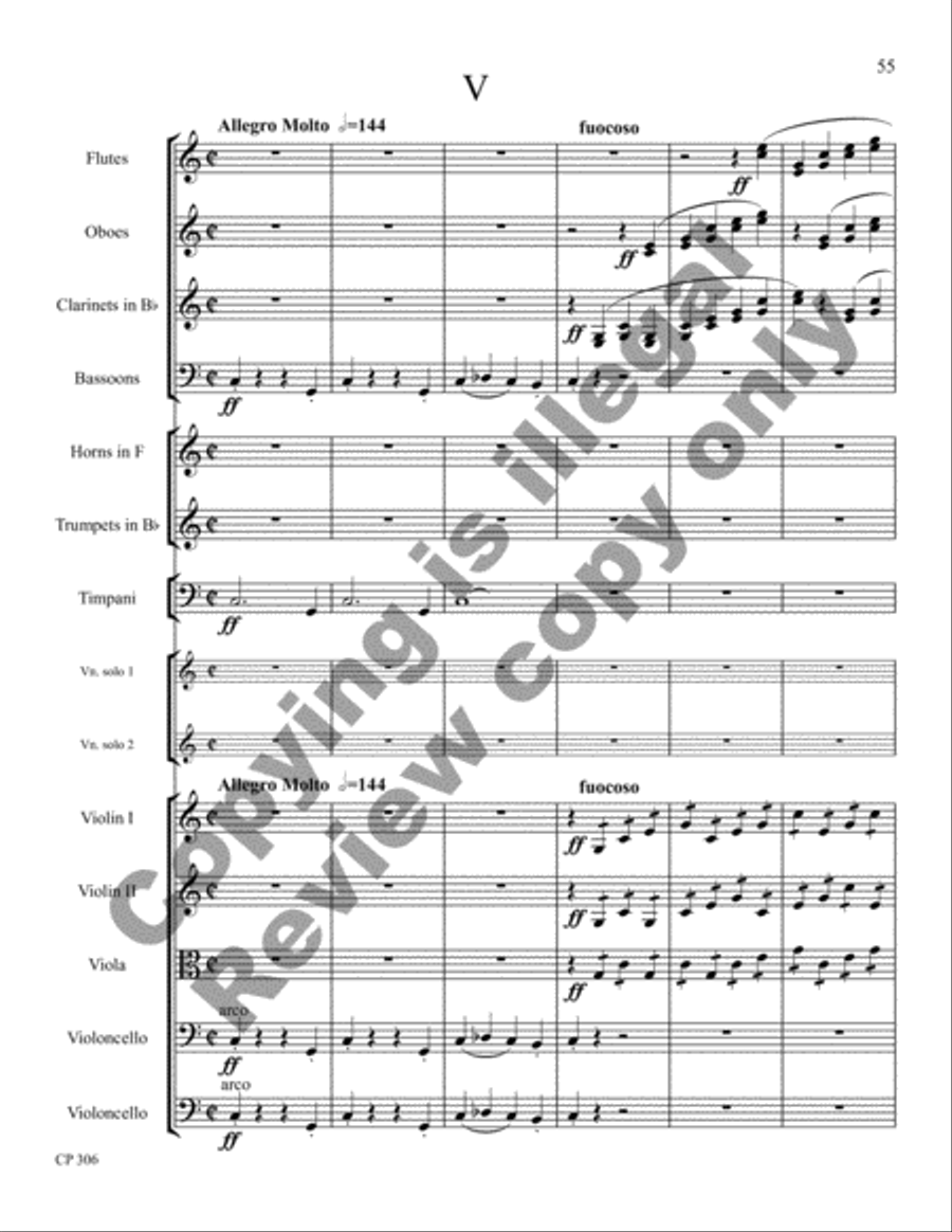 Little Suite Full Orchestra scores gallery preview page 135