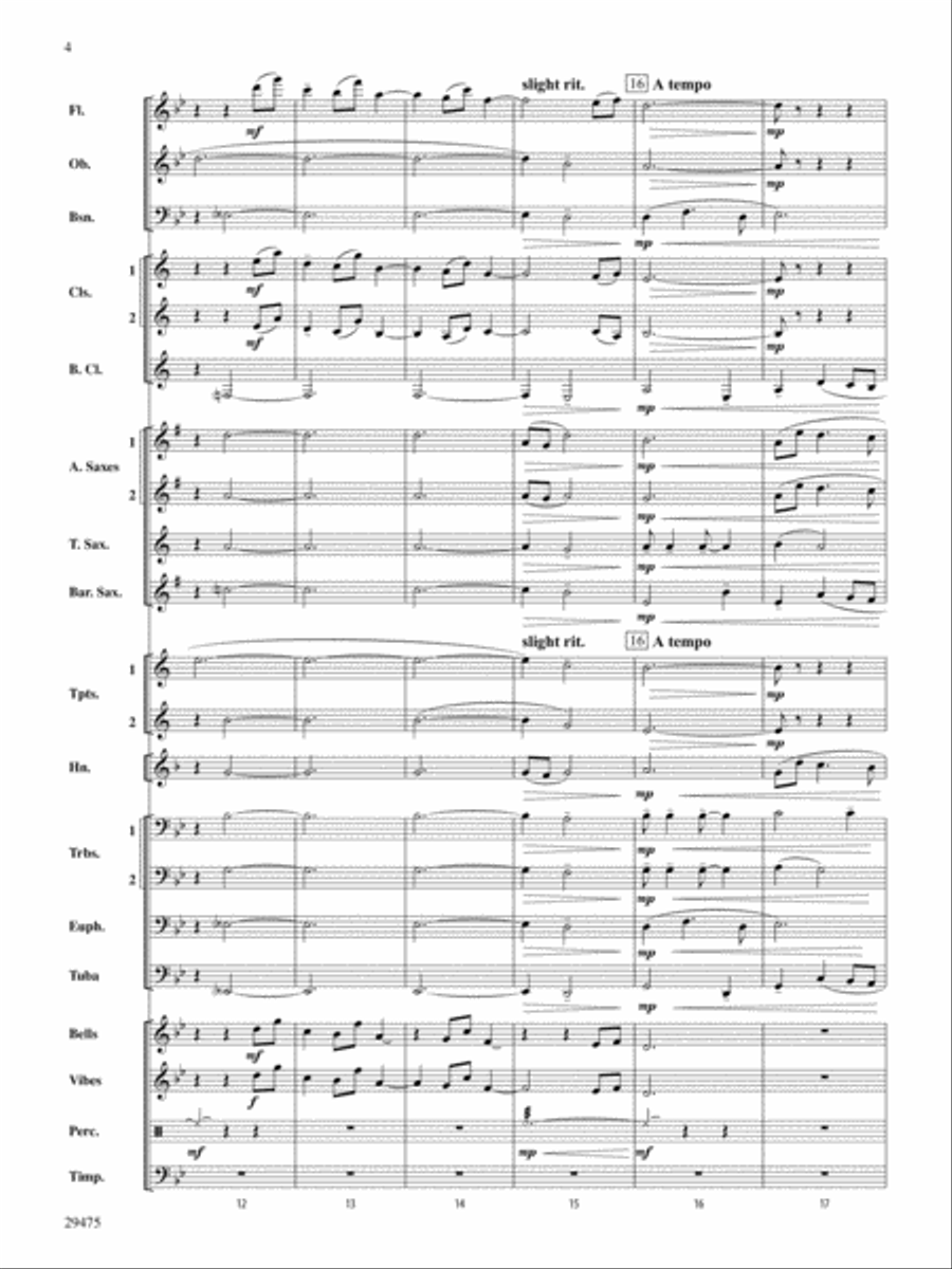Wind: Score Concert Band scores gallery preview page 4