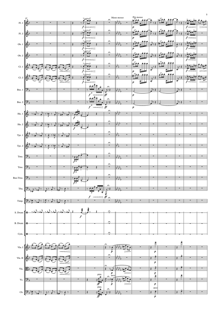 Prelude - Debussy Prelude - Debussy Full Orchestra scores gallery preview page 5
