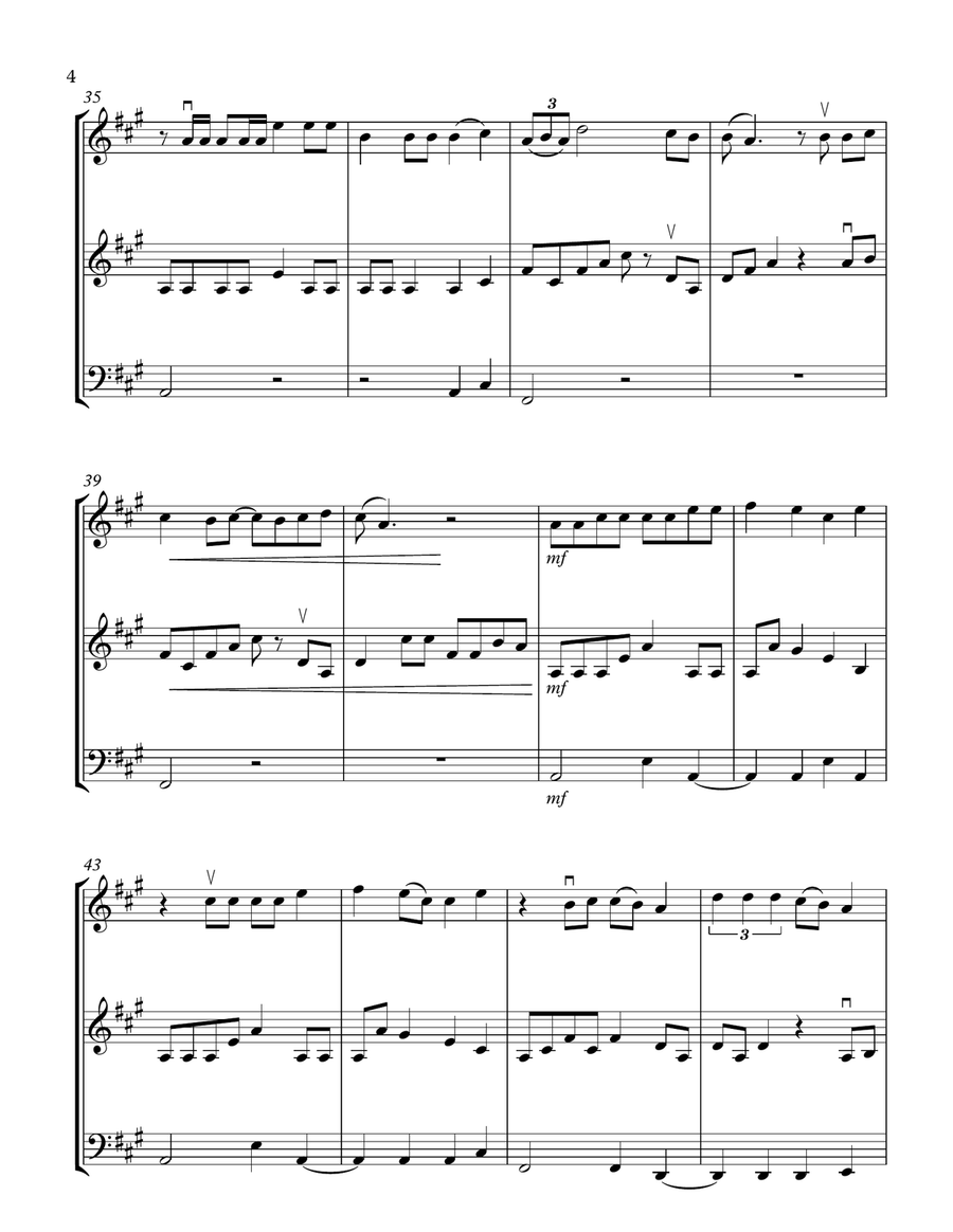 Intentions String Trio scores gallery preview page 4