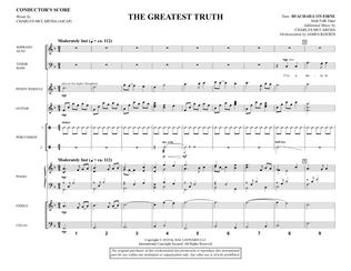 The Greatest Truth - Full Score