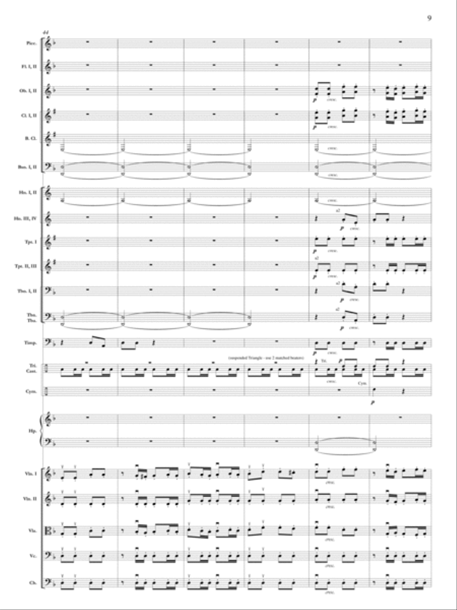 Samson Et Dalila, Op. 47: Danse Bacchanale Orchestra scores gallery preview page 10