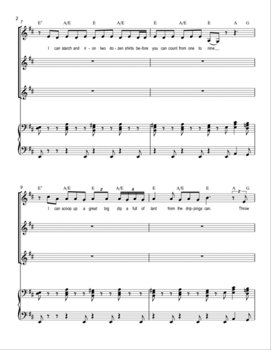 I'm A Woman Voice scores gallery preview page 2