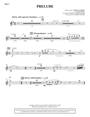 A Journey To Hope (A Cantata Inspired By Spirituals) - Flute 2 (Piccolo)