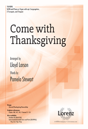 Book cover for Come with Thanksgiving
