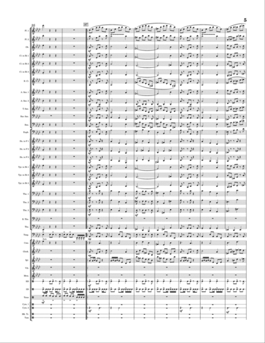 Coastal Adventure! Concert Band scores gallery preview page 5