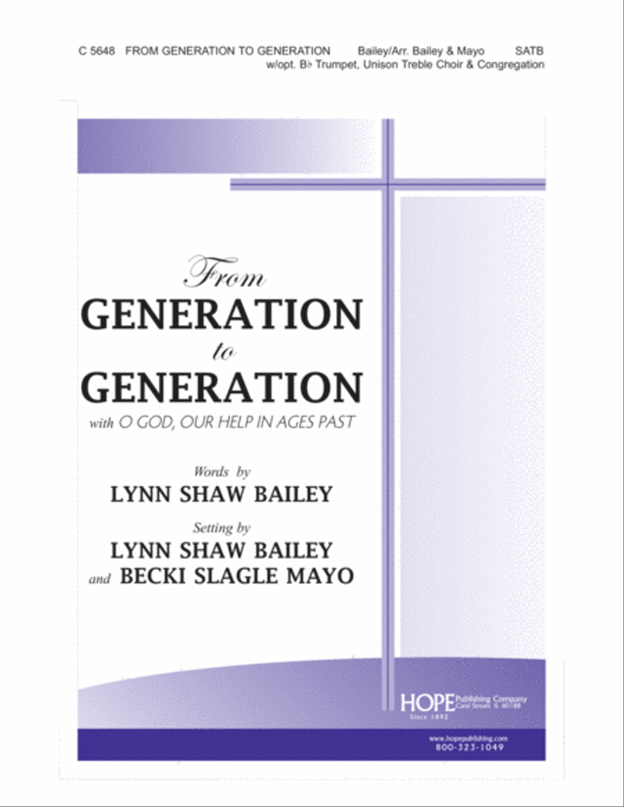 From Generation to Generation 4-Part scores gallery preview page 1