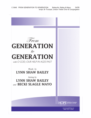 Book cover for From Generation to Generation