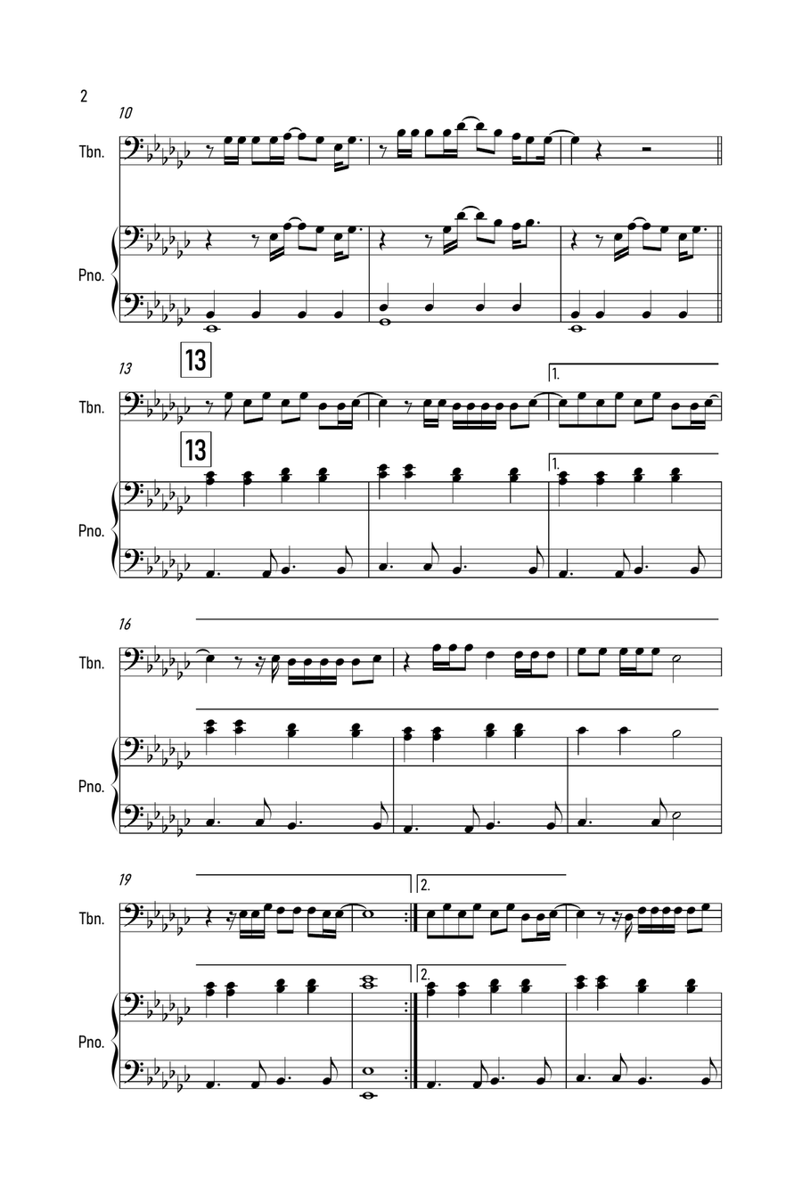 Exile Piano scores gallery preview page 2