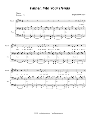 Father, Into Your Hands (Vocal solo and SATB)