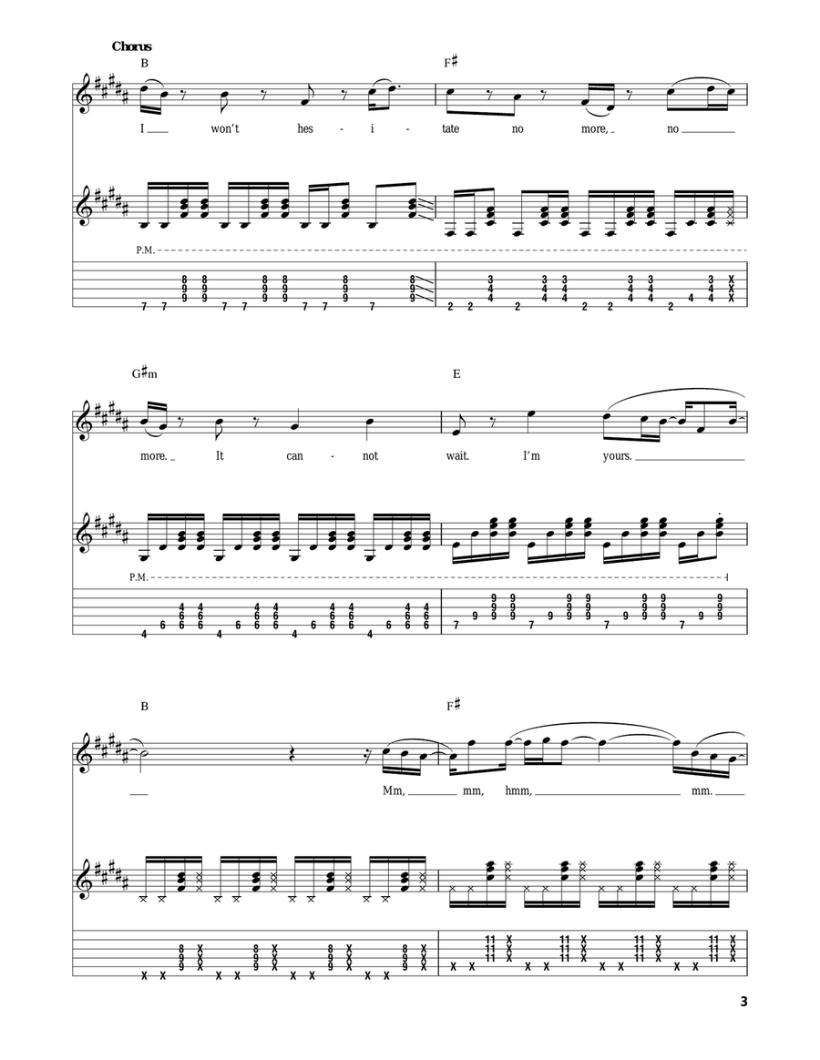 I'm Yours Acoustic Guitar scores gallery preview page 3