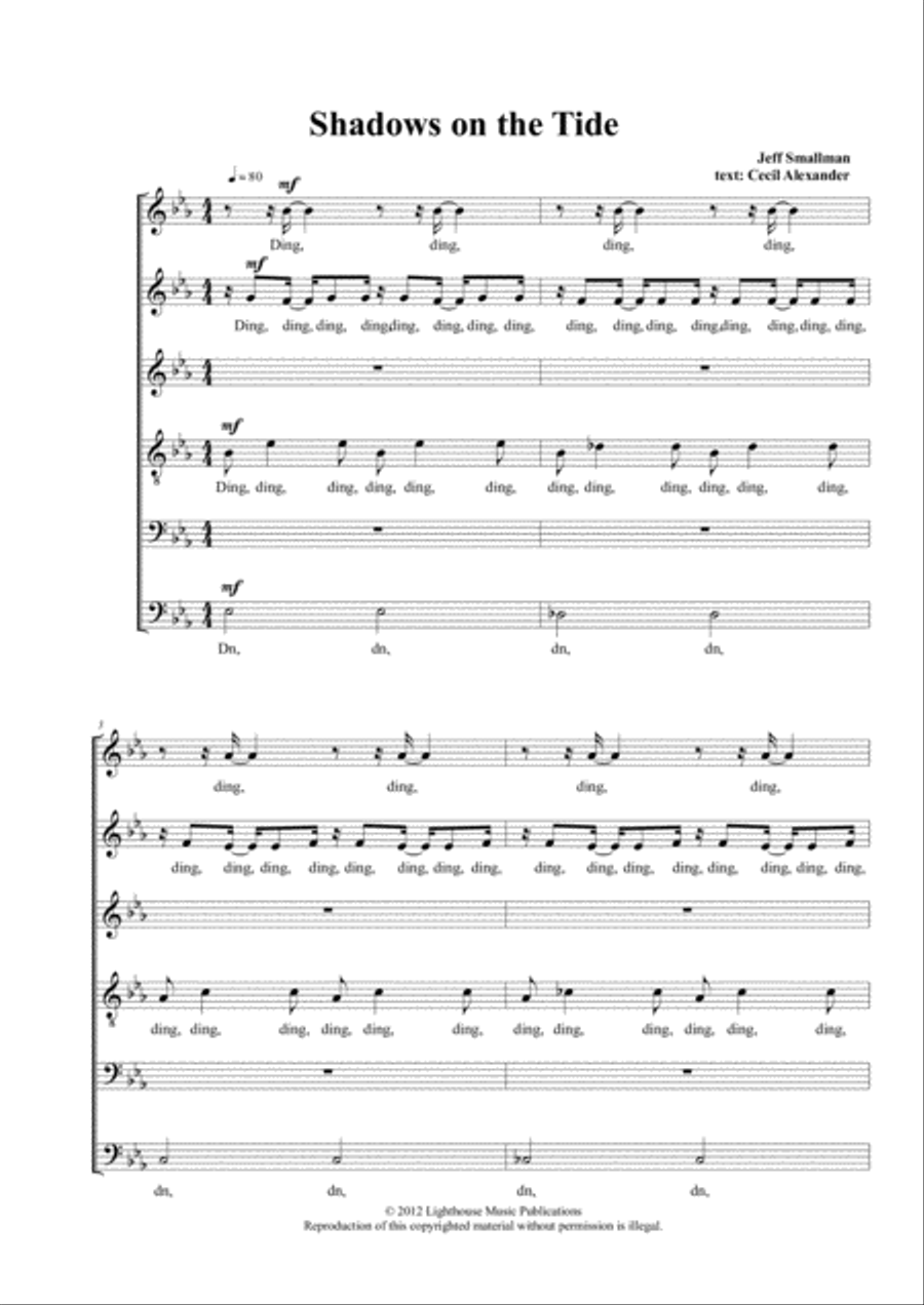 Shadows on the Tide Shadows on the Tide SSATBB scores gallery preview page 4
