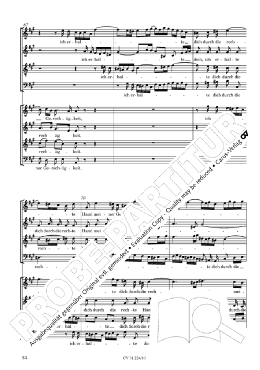 The complete motets (without Bc) Choir scores gallery preview page 91