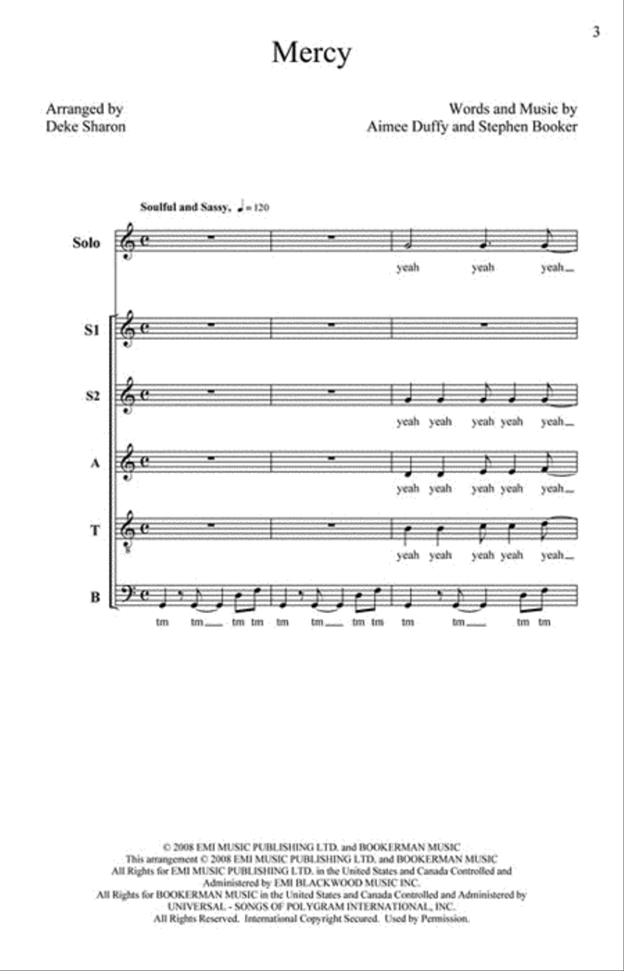 Mercy SSATB scores gallery preview page 2
