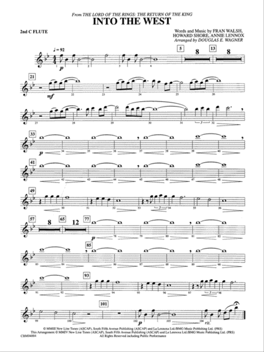 Lord of store the rings flute
