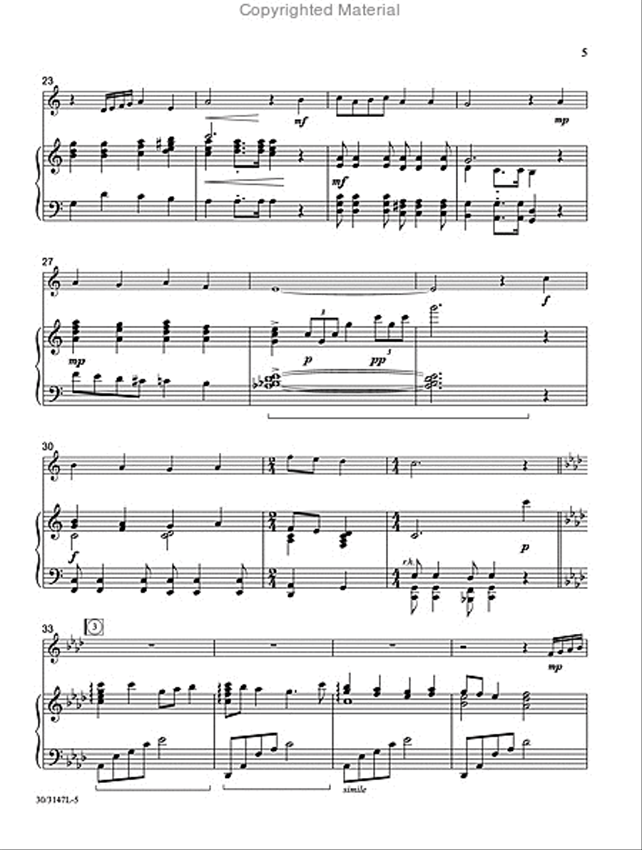 Fortress and Foundation Fortress and Foundation Trumpet Solo scores gallery preview page 5