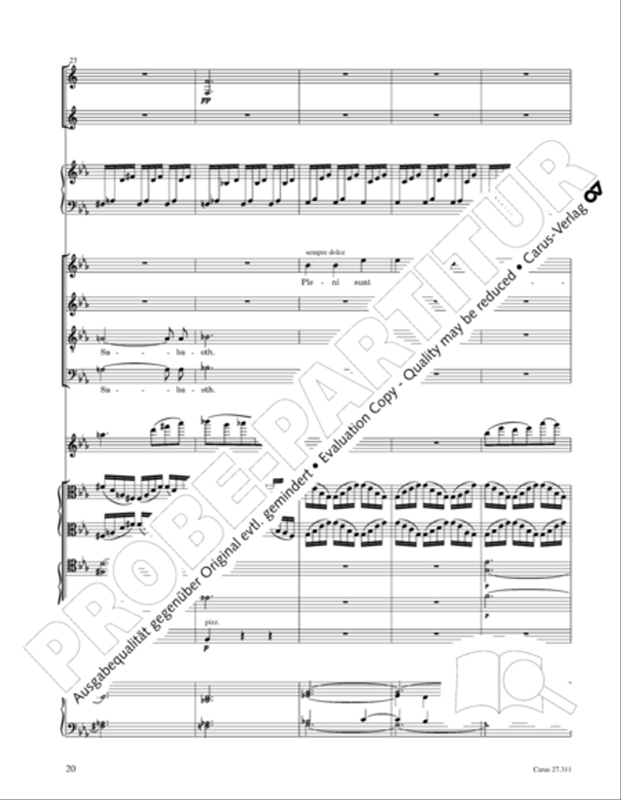 Requiem - church version (Requiem. Fassung mit kleinem Orchester) 4-Part scores gallery preview page 36